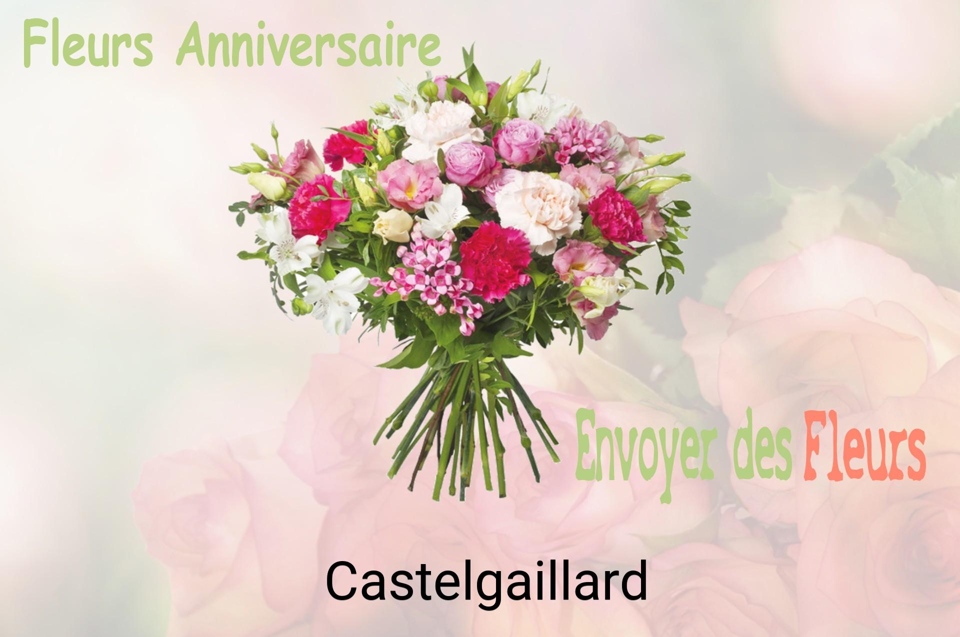 Bouquet de fleurs d’anniversaire livré à Castelgaillard