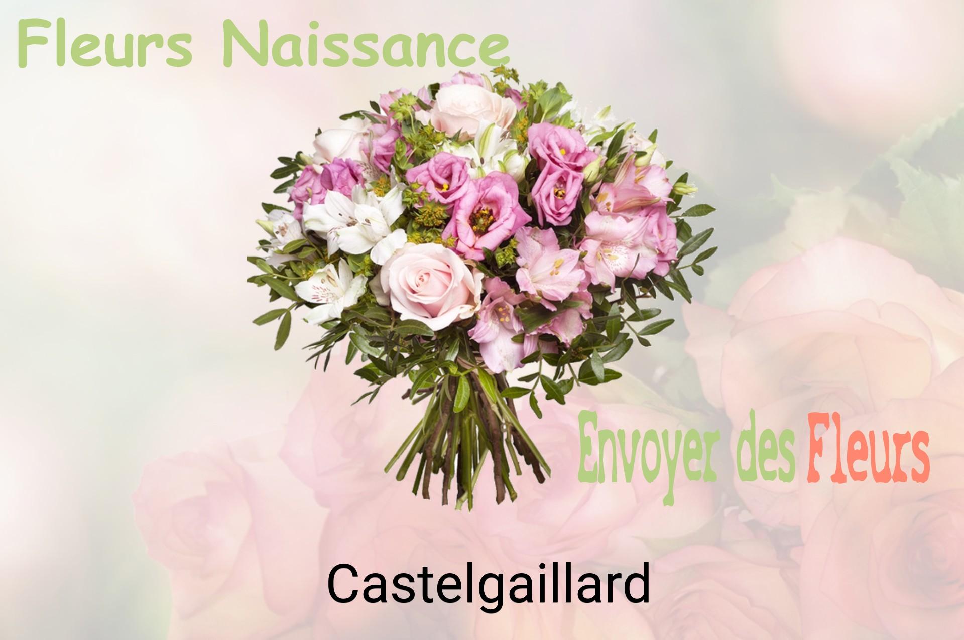 Bouquet de fleurs de naissance livré à Castelgaillard